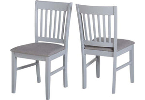 Seconique Oxford Grey/Grey Fabric Dining Chair (5703719649446)