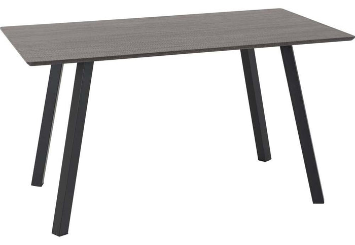 Seconique Berlin Black Wood Grain/Black Dining Table