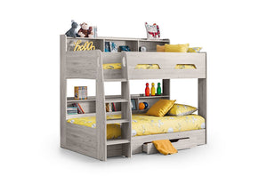 Julian Bowen Orion Sonoma Oak, White, Grey Oak Bunk Bed (5638992298150)