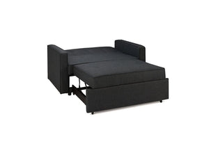 Birlea Otto Grey Upholstered Fabric Pull Out and Fold Down Sofa Bed (5596117827750)