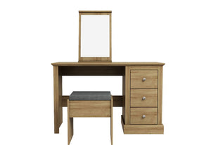 LPD Devon Oak/White, Oak/Charcoal & Oak Dressing Table Set (6169545343150)