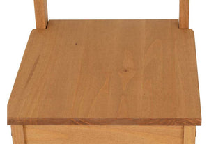 Seconique Budget Distressed Waxed Solid Pine Mexican Dining Chairs (5776328556710)