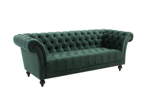Birlea Chester 2 Seater 3 Seater Green,Grey and Midnight Blue Upholstered Sofa (5600596557990)
