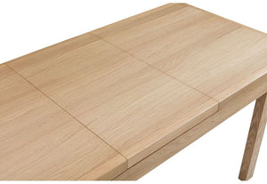 Julian Bowen Curve Waxed Oak Extending Dining Table (5805845381286)