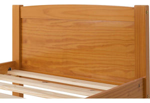Seconique Amber Antique Pine White Solid Pine Wooden Bed 3FT Single 4FT6 Double (5669203017894)