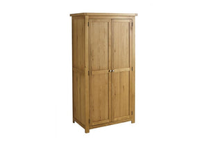 Birlea Woburn Solid Oak/Oak Veneers Wardrobe (5600560611494)