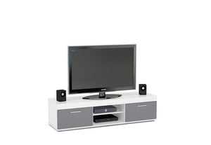 Birlea Edgeware Black, Walnut & Black, White and White & Grey Gloss TV Unit (5600640467110)