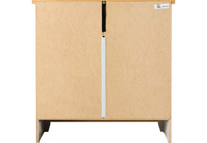 Seconique Ludlow Grey and White with Oak Lacquer 2 Plus 2 Drawer Chest (5774969733286)