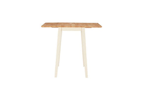 Birlea Lille Drop Leaf Cream & Oak Dining Set -Drop Leaf Table & 2 Dining Chairs (5596108947622)