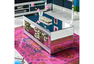 LPD Furniture Biarritz Mirror Mirrored Coffee Table (6556903571630)