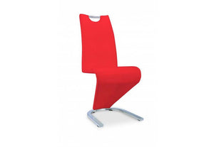 Heartlands Kingsway Black Brown Cream Red & White PU Vintage Dining Chair (7485993943214)