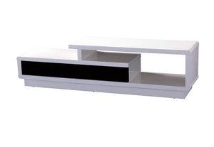 Heartlands Abberly Black & White High Gloss TV Cabinet (7472300294318)