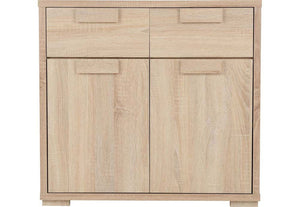 Seconique Cambourne Light Sonoma Oak 2 Door 2 Drawer Sideboard (5738049077414)