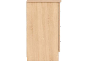 Seconique Nevada Grey, Oyster, Sonoma Oak and White 3 Drawer Chest (5774986772646)