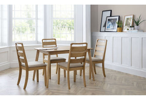 Julian Bowen Boden Light Oak Rectangular Dining Table (6710554689710)