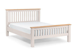 Julian Bowen Richmond Solid Oak High Foot End Wooden Bed 4FT6 Double 5FT King (5644964790438)