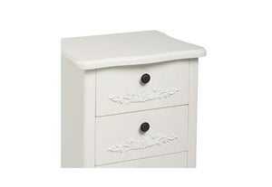 LPD Furniture Antoinette Black and White 3 Drawer Chest (6113121829038)