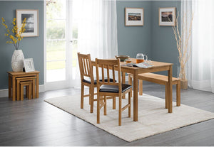 Julian Bowen Coxmoor Oiled Oak Rectangular Dining Table (5805834338470)