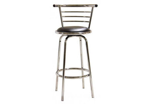 Heartlands Chrome Swivel Wide Back Bar Stool BM-020P (7484175220910)