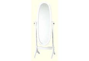 Seconique Contessa Antique Pine and White Cheval Mirror (5762153087142)