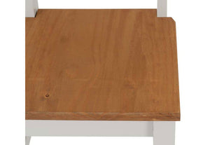 Seconique Corona Distressed Waxed Pine Grey and White Dining Chair (5780959396006)