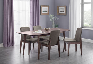 Julian Bowen Kensington Walnut Extending Dining Table (5805939392678)