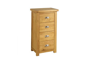 Birlea Woburn Oak/Oak Veneers 3 Over 2 Drawer,4 Drawer and 4 Over 3 Drawer Chest (5785513590950)