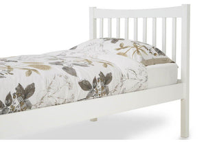 Serene Alice Honey Oak Opal White Hevea Wooden Bed 3FT 4FT Double 5FT 6FT (6677628780718)