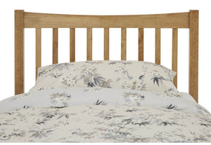Serene Alice Honey Oak Opal White Hevea Wooden Bed 3FT 4FT Double 5FT 6FT (6677628780718)