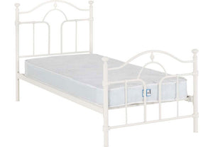 Seconique Keswick Cream Metal Bed 3FT Single - 90cm 4FT6 Double - 135cm (5674859724966)