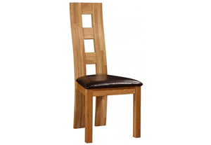 Heartlands Weston Natural Solid Oak Dining Chair (7486026055854)
