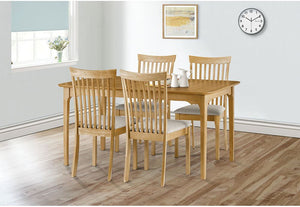 Julian Bowen Ibsen Oak Extending Dining Table (5805932773542)
