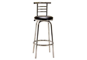 Heartlands Chrome Swivel Narrow Back Bar Stool BM-015P (7484165324974)