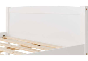 Seconique Amber Antique Pine White Solid Pine Wooden Bed 3FT Single 4FT6 Double (5669203017894)