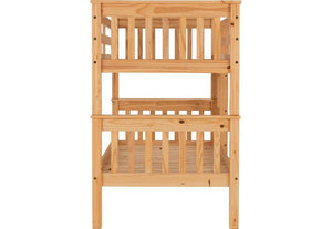 Seconique Neptune Oak & White Bunk Bed (5649286496422)