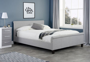 Birlea Stratus Grey Upholstered Ottoman Bed Small Double, Double & King (5597516333222)