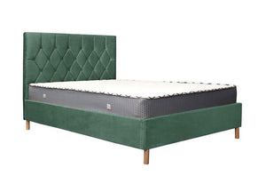 Birlea Loxley Mustard,Blue,Grey,Green Upholstered Fabric Bed 4FT Double 5FT King (5698905538726)