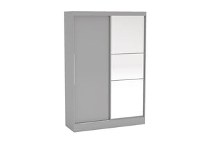 Birlea Lynx High Gloss 2 Door Sliding Mirror Wardrobe (5600546324646)