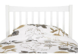 Serene Alice Honey Oak Opal White Hevea Wooden Bed 3FT 4FT Double 5FT 6FT (6677628780718)