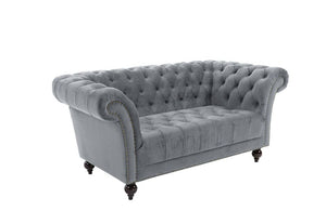Birlea Chester 2 Seater 3 Seater Green,Grey and Midnight Blue Upholstered Sofa (5600596557990)