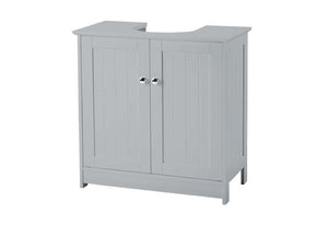 LPD Furniture Alaska White and Grey Wooden Vanity Unit (6113114718382)