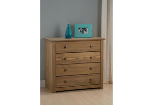 Birlea Santiago Solid Pine 2 Over 2 Chest,4 Drawer, 5 Drawer and 6 Drawer Chets (5600476463270)