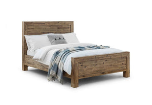 Julian Bowen Hoxton Solid Acacia Wooden Bed 4FT6 Double 5FT King Size (6048974012590)