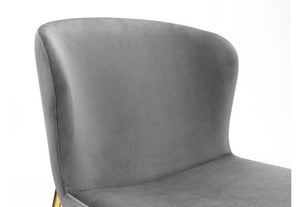 Julian Bowen Harper Dusky Pink, Grey & Blue Velvet Set of 6 Dining Chairs (7582868406446)