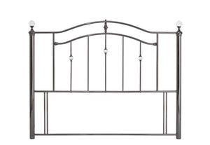 Serene Ashley Nickel Black Nickel Metal Headboard Small Double 4FT6 5FT King 6FT (7228037497006)