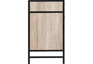 Seconique Warwick Oak Effect Veneer with Black Sideboard (5759421874342)