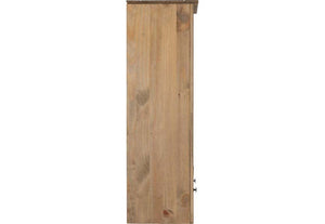 Seconique Panama Natural Wax 1 Drawer Bookcase (5759249940646)