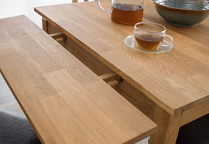 Julian Bowen Coxmoor Oiled Oak Extending Dining Table (5801661333670)