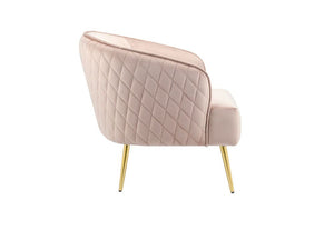 Birlea Bella 2 Seater and 1 Seater Blush Pink Upholstered Fabric Sofa (5600596459686)