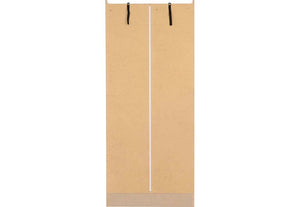 Seconique Nevada Grey, Oyster, Sonoma Oak and White 2 Door 1 Drawer Wardrobe (5762520842406)